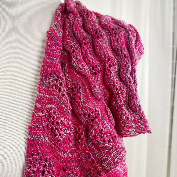 G.H. Bass Red Sleeveless Longline Open Front Drape Cardigan  Medium NEW NWT - Picture 6 of 9